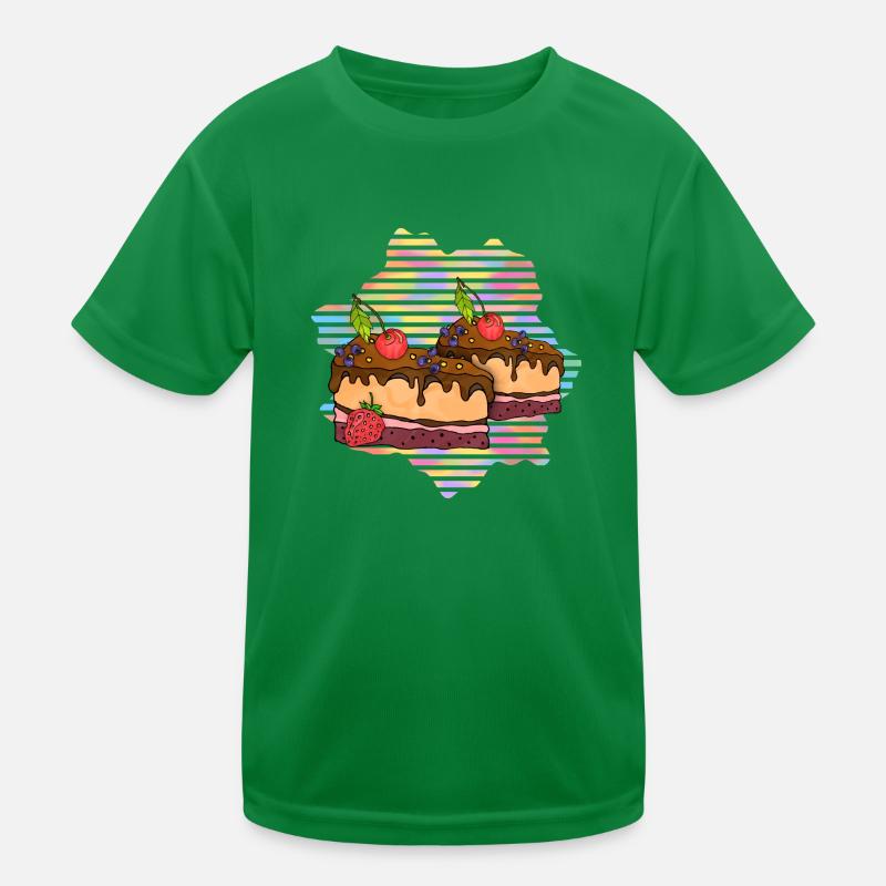 Kuchen Kinder Funktions-T-Shirt