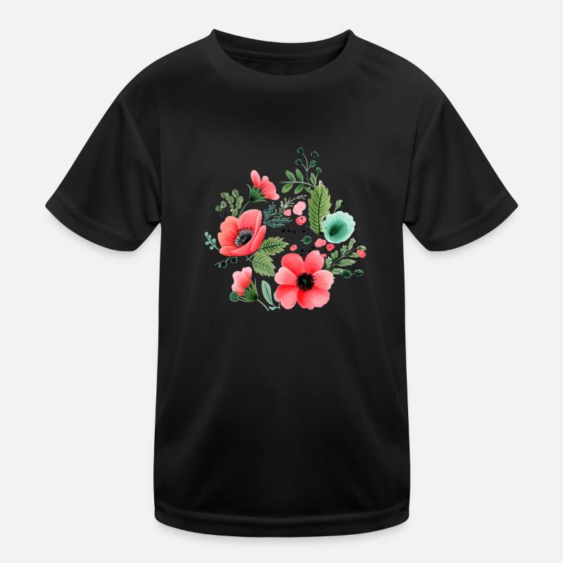 Watermelon Blossoms Kids Functional T-Shirt