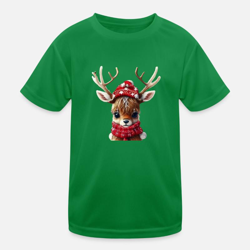 Renne de NOËL T-shirt sport Enfant