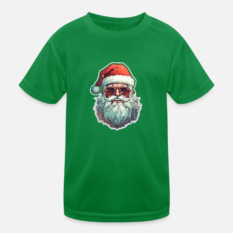 Weihnachtsmann - Illustration Kinder Funktions-T-Shirt