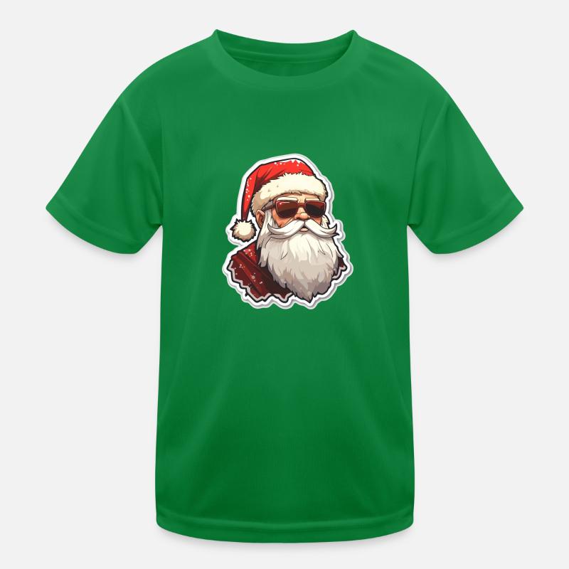 Weihnachtsmann - Illustration Kinder Funktions-T-Shirt