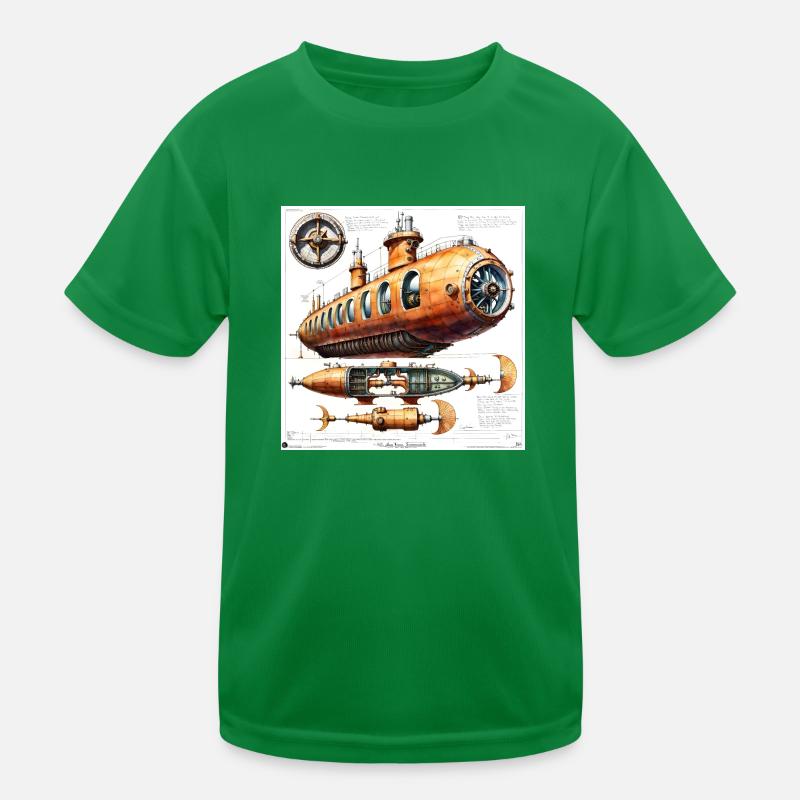 U-Boot Nr. 4 Kinder Funktions-T-Shirt
