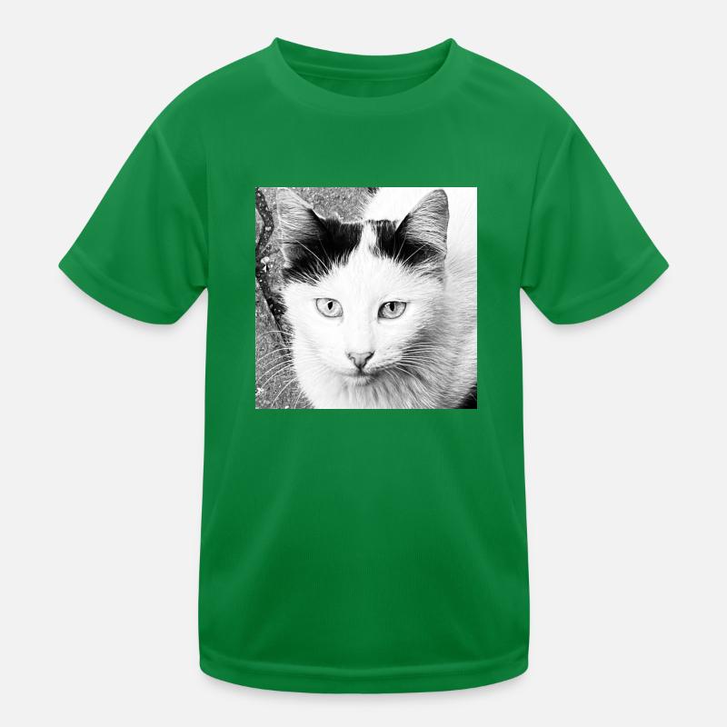 Süße Katze Kinder Funktions-T-Shirt