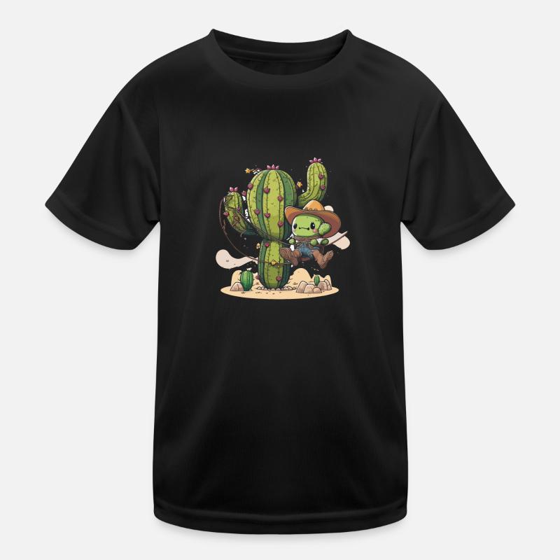 Cactus Rodeo Kids Functional T-Shirt
