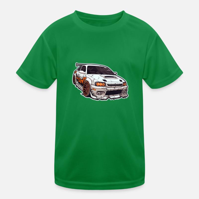 Car - Illustration Kids Functional T-Shirt