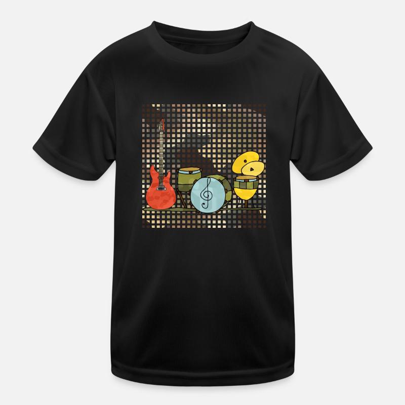 Musical Instruments Kids Functional T-Shirt