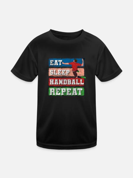 Sports Athletes Ball Sports - Kids Functional T-Shirt - black - Front