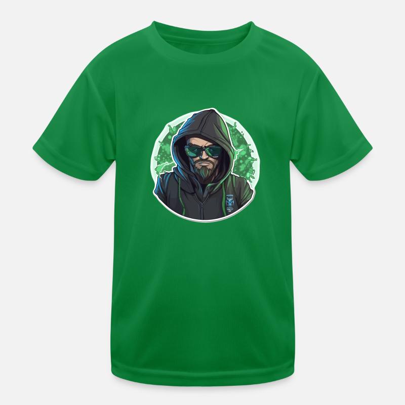 Ethical Hacker - Illustration Kinder Funktions-T-Shirt