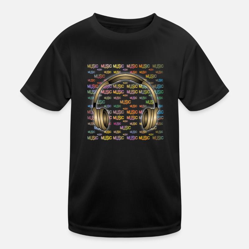 Earphone Kids Functional T-Shirt