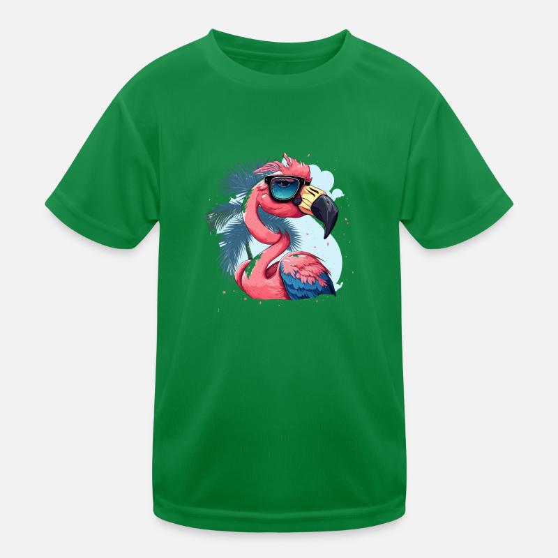 Flamingo Diva Kinder Funktions-T-Shirt