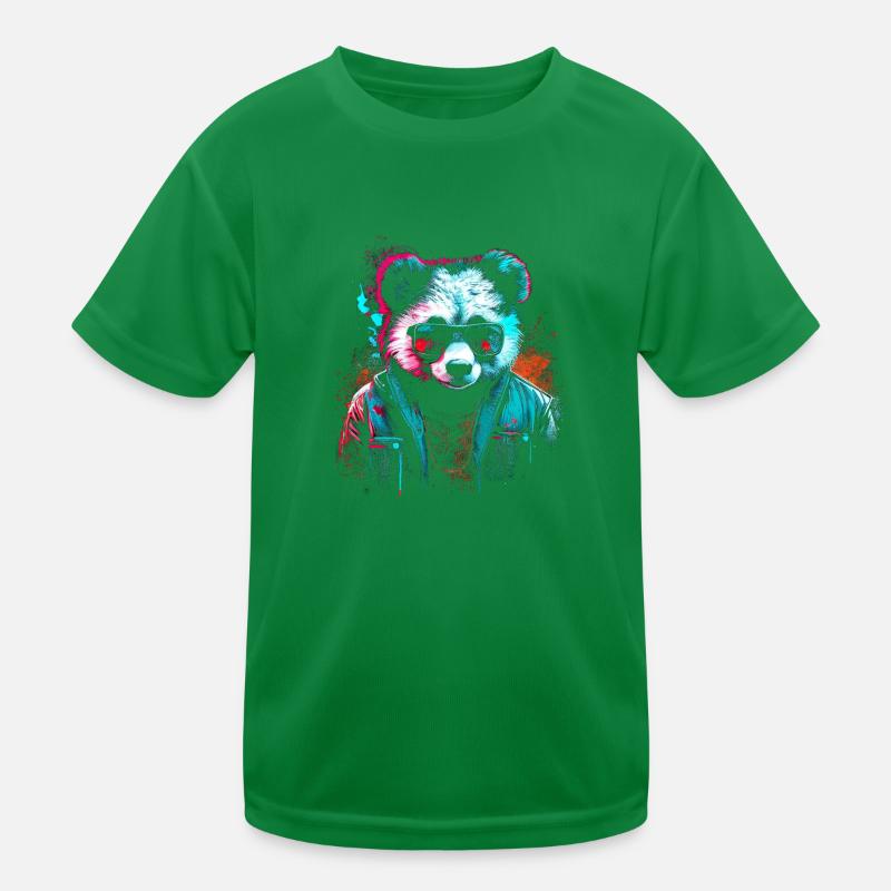 Panda cyberpunk T-shirt sport Enfant