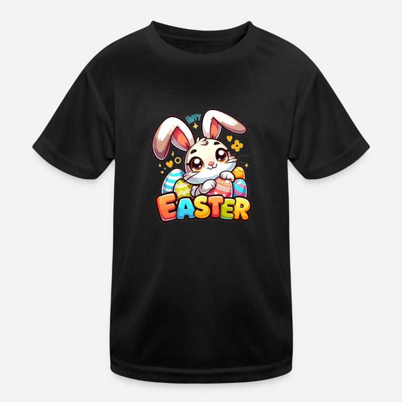 Happy Easter - Easter Bunny Illustration Kinder Funktions-T-Shirt