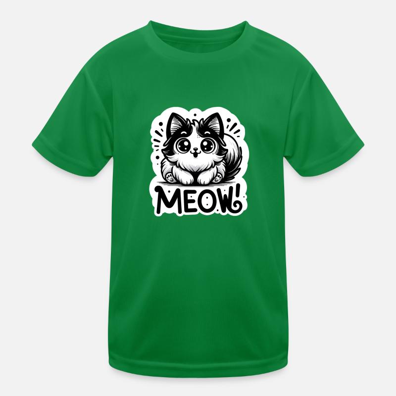 Miaou - Illustration de chat T-shirt sport Enfant