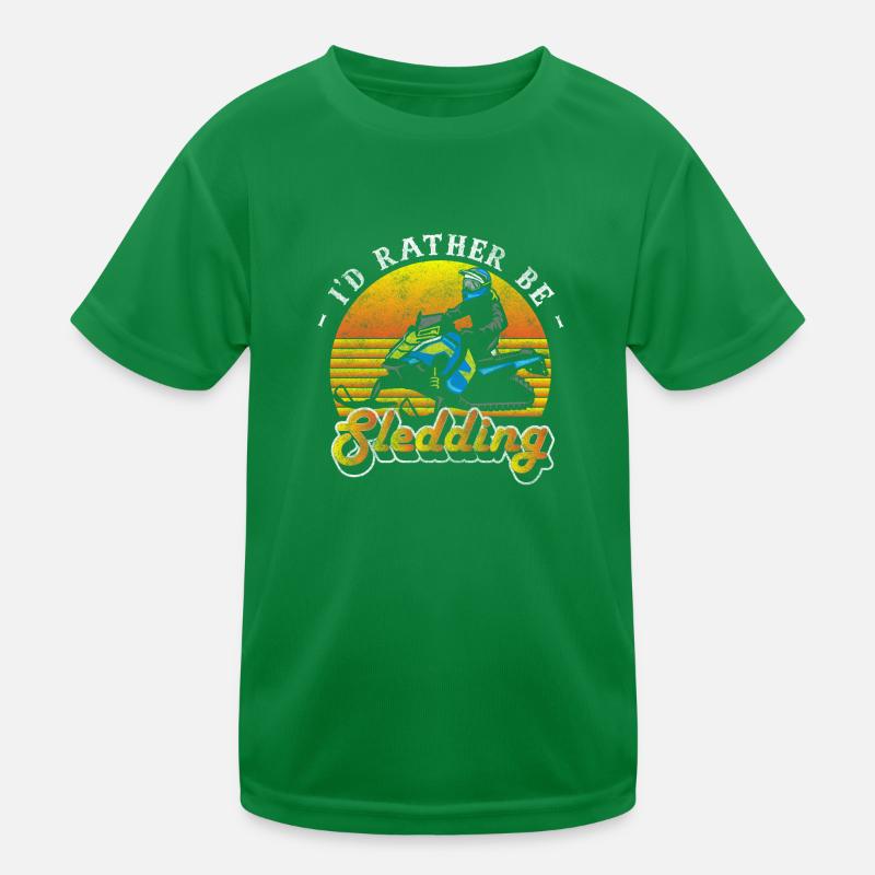 Sleigh Fun Kids Functional T-Shirt