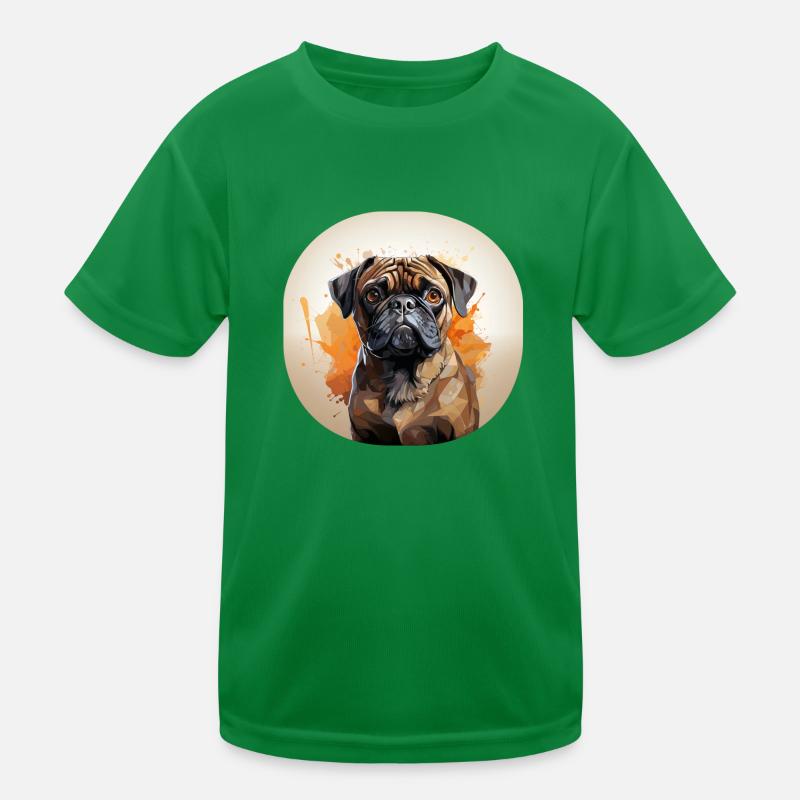 Portrait de carlin T-shirt sport Enfant