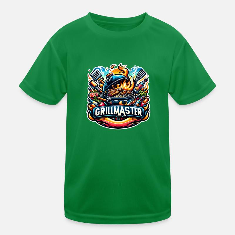 GrillMaster - Illustration de gril T-shirt sport Enfant