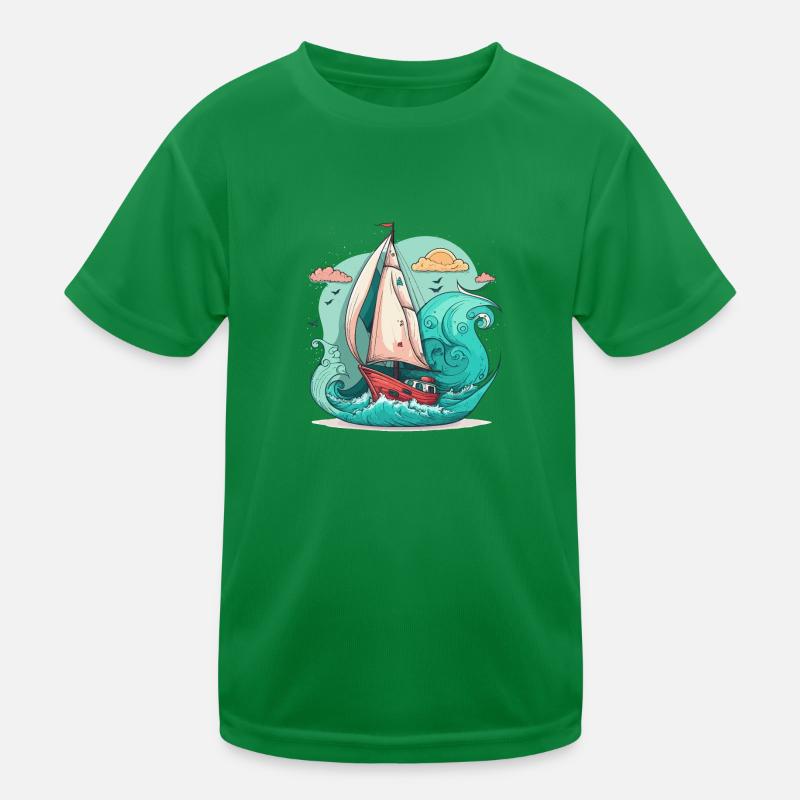 Der Seefahrer Kinder Funktions-T-Shirt