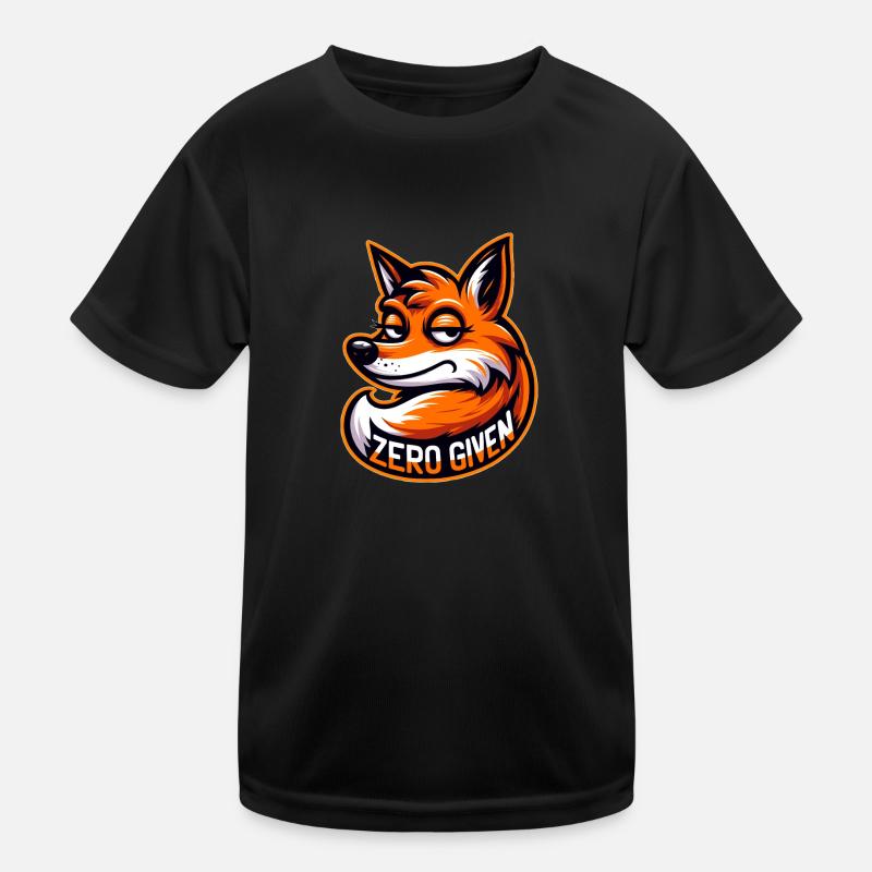 Zero Given - Fuchs Illustration Kinder Funktions-T-Shirt
