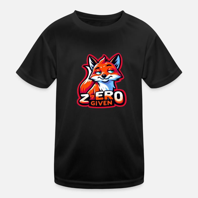 Zero Given - Fuchs Illustration Kinder Funktions-T-Shirt