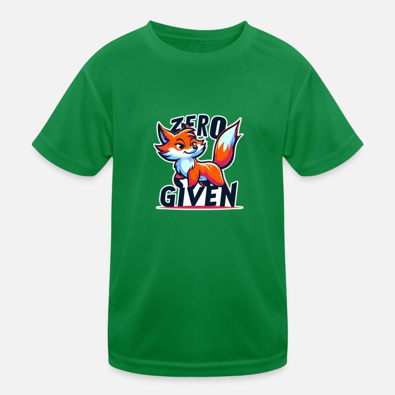 Zero Given - Fuchs Illustration Kinder Funktions-T-Shirt