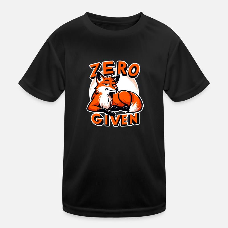 Zero Given - Fuchs Illustration Kinder Funktions-T-Shirt