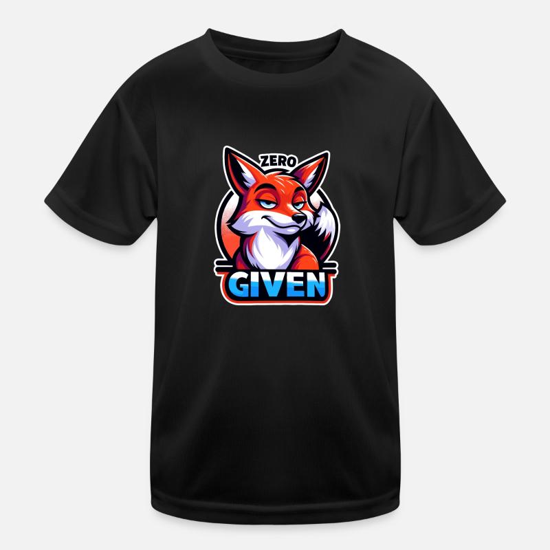 Zero Given - Fuchs Illustration Kinder Funktions-T-Shirt