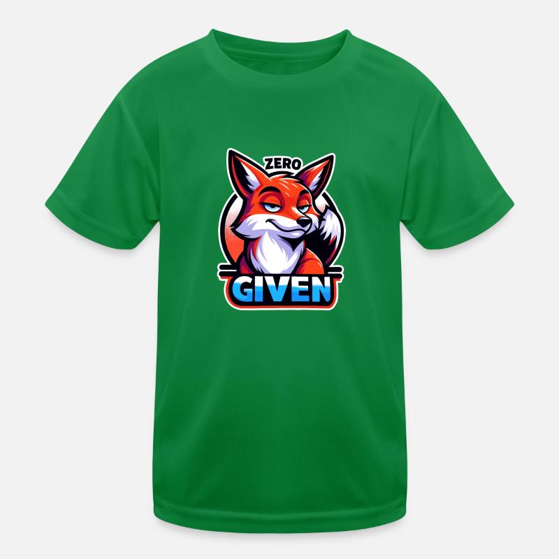 Zero Given - Fuchs Illustration Kinder Funktions-T-Shirt