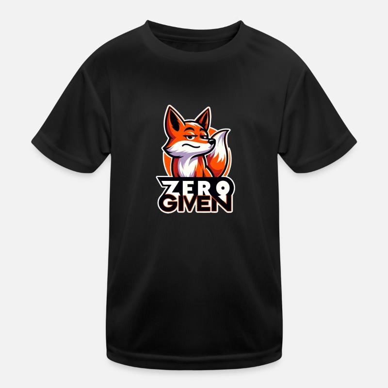 Zero Given - Fuchs Illustration Kinder Funktions-T-Shirt