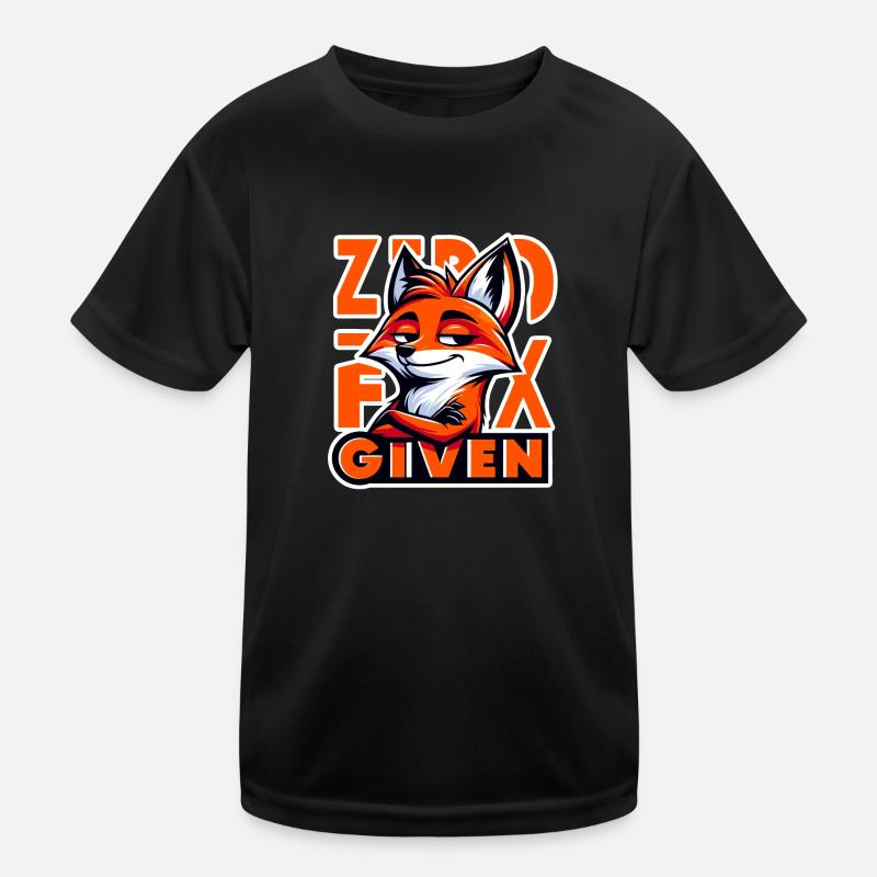 Zero Given - Fuchs Illustration Kinder Funktions-T-Shirt