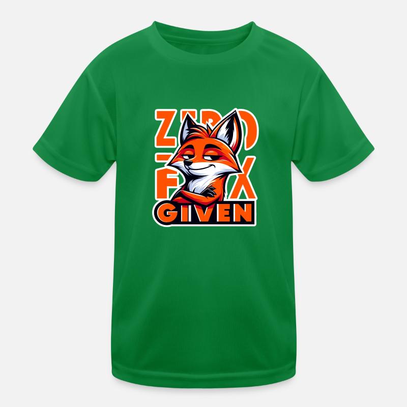Zero Given - Fuchs Illustration Kinder Funktions-T-Shirt