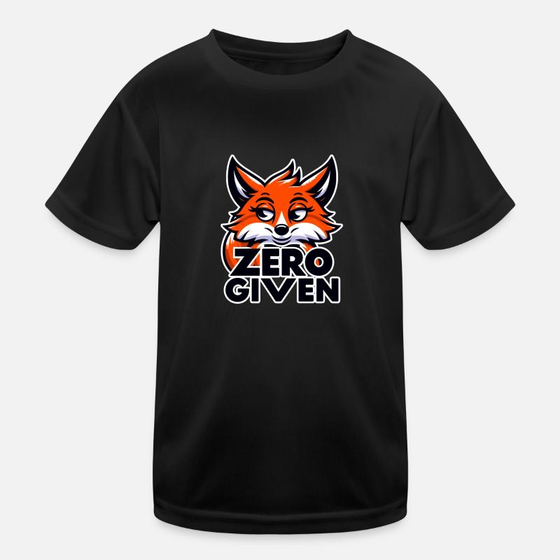 Zero Given - Fuchs Illustration Kinder Funktions-T-Shirt