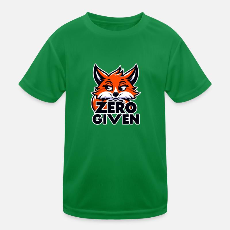 Zero Given - Fuchs Illustration Kinder Funktions-T-Shirt