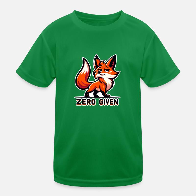 Zero Given - Fuchs Illustration Kinder Funktions-T-Shirt