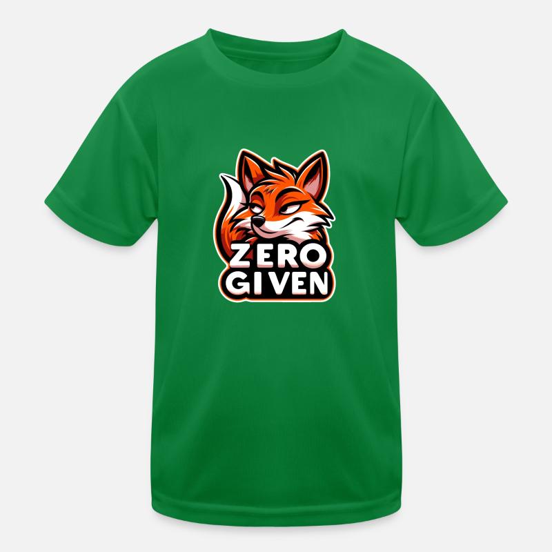 Zero Given - Fuchs Illustration Kinder Funktions-T-Shirt