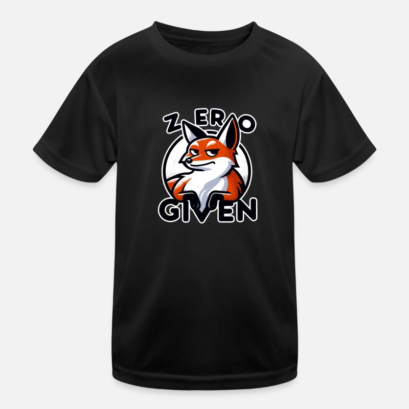 Zero Given - Fuchs Illustration Kinder Funktions-T-Shirt