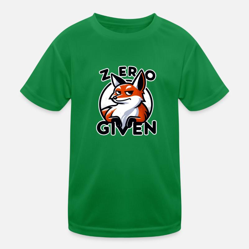 Zero Given - Fuchs Illustration Kinder Funktions-T-Shirt