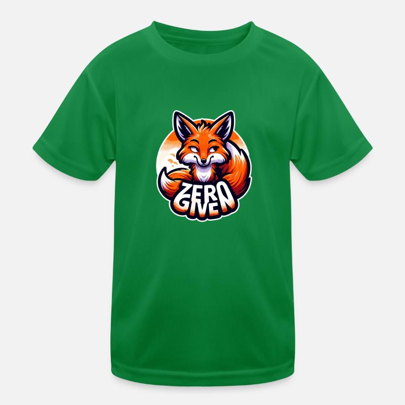 Zero Given - Fuchs Illustration Kinder Funktions-T-Shirt
