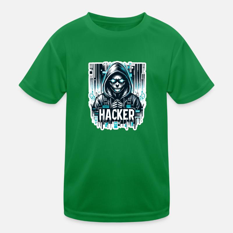 Hacker - Illustration T-shirt sport Enfant