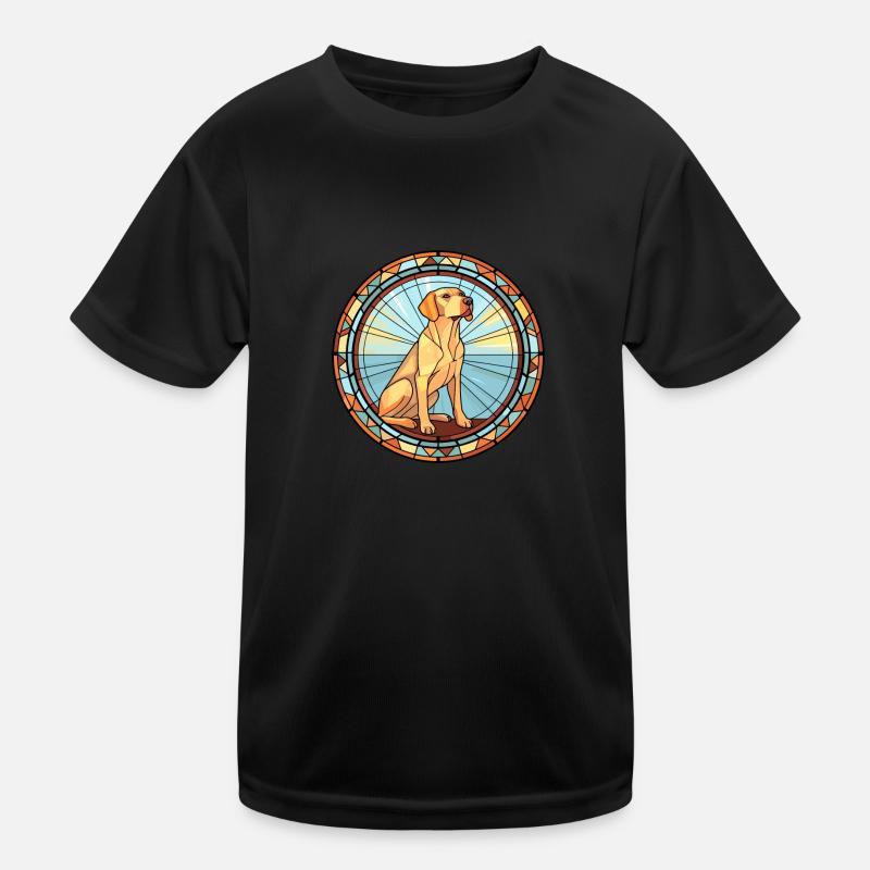 Tornjak Hunderasse Buntes Glas Buntes Wassercolo Kinder Funktions-T-Shirt