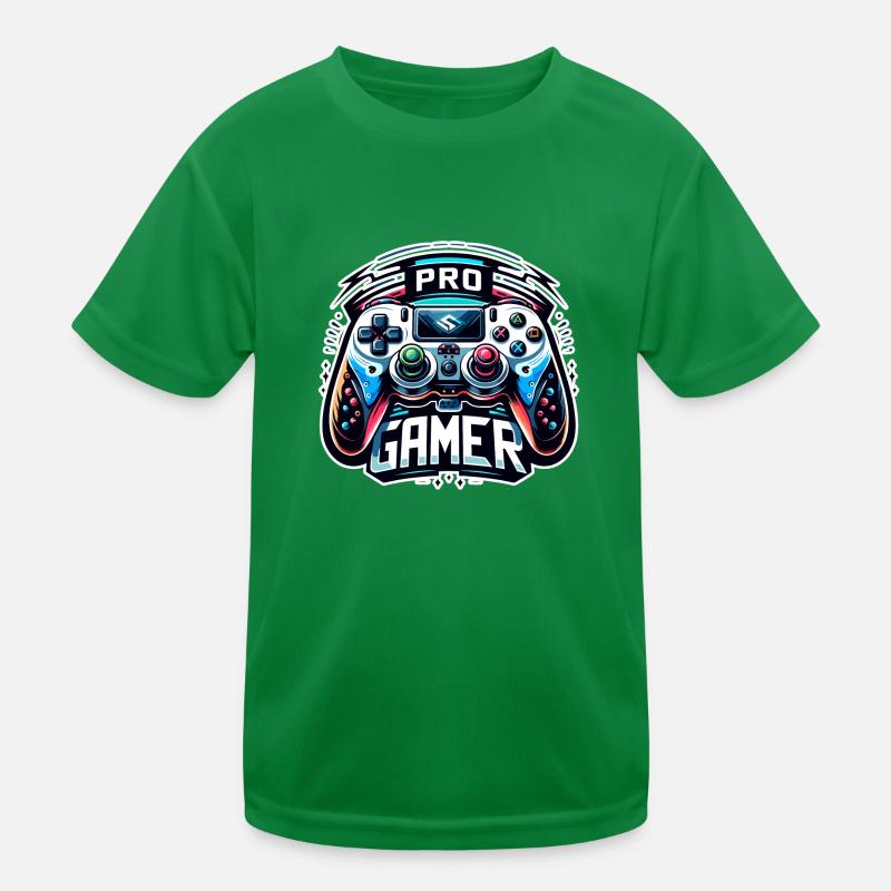 Pro Gamer - Controller Illustration Kinder Funktions-T-Shirt