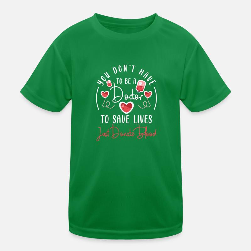 Aiguille d’aide au don de sang T-shirt sport Enfant