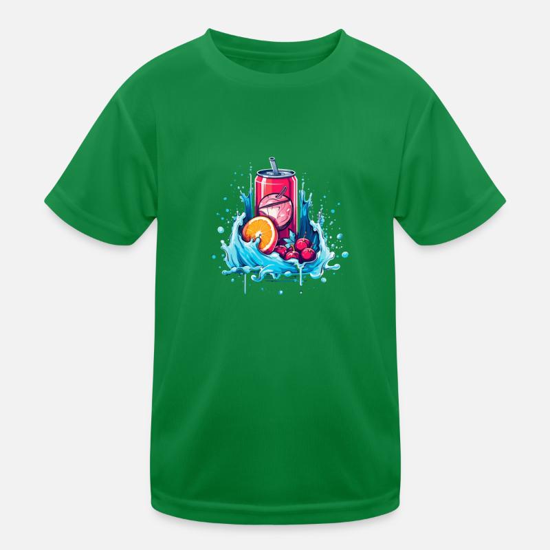 Cherry Softdrink Geschenk Kinder Funktions-T-Shirt