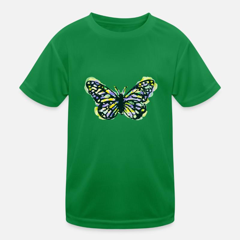 Papillon abstrait - style aquarelle mignon T-shirt sport Enfant