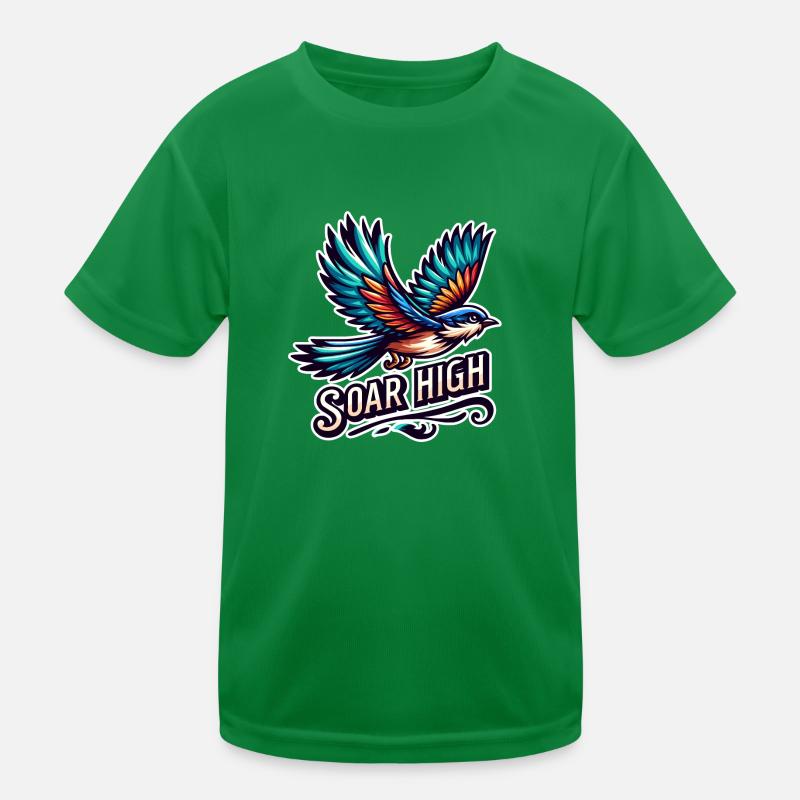Soar High - illustration d'oiseau T-shirt sport Enfant