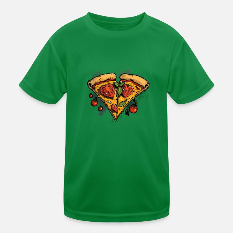Love pizza Kids Functional T-Shirt