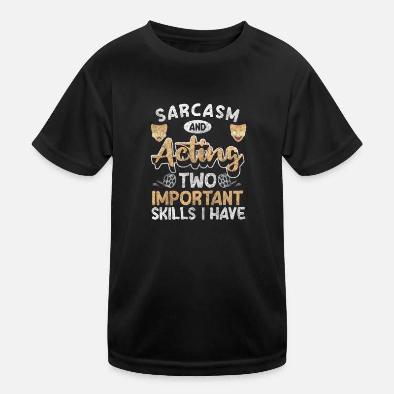 Actress Celebrity Curtain Kids Functional T-Shirt