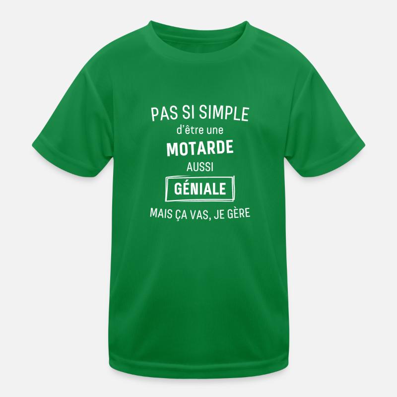 Motarde GÉNIALE T-shirt sport Enfant