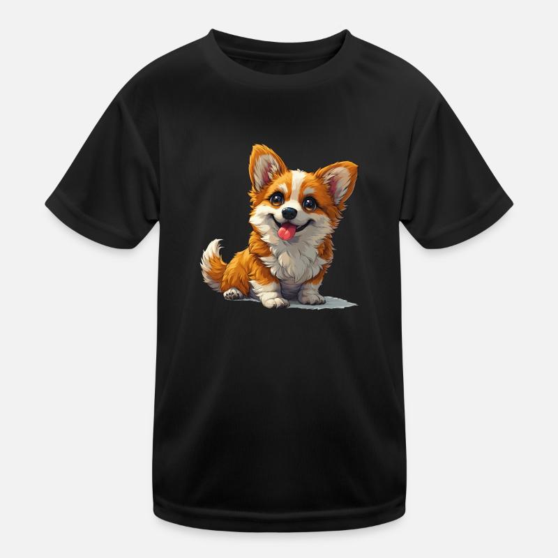 Cute little dog Kids Functional T-Shirt