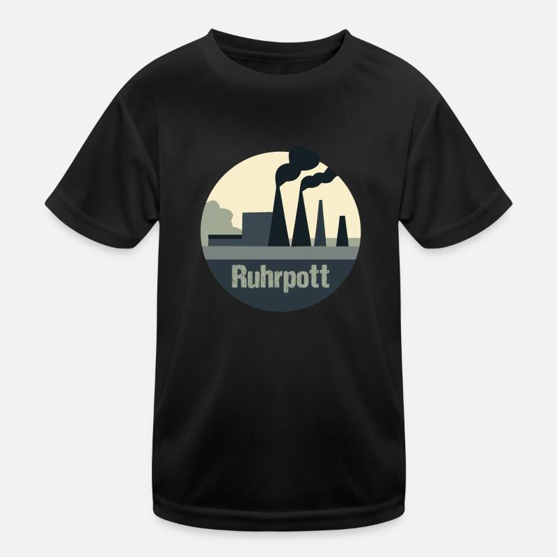 Ruhrpott, paysage industriel T-shirt sport Enfant