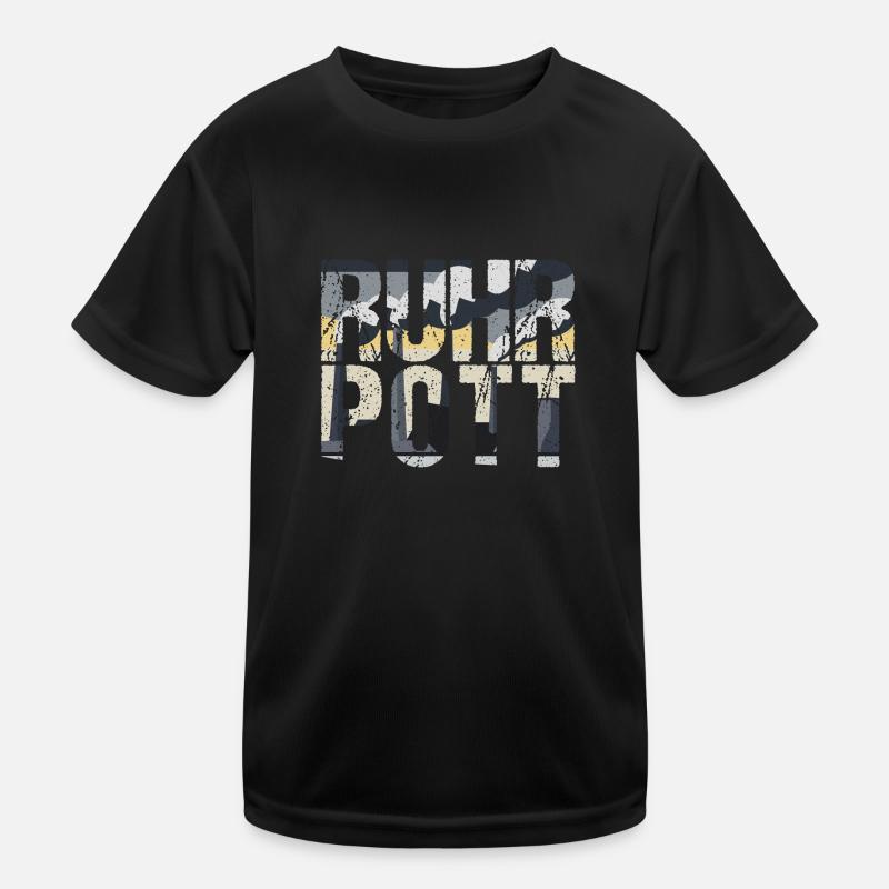 Ruhrpott lettering Kids Functional T-Shirt